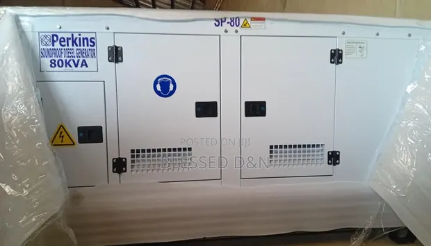 80kVA Perkins Jinjirin Dizal Mai Kare Sauti - 1
