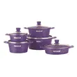 10pcs Taurus Marble Die-Cast Queen Time Cooking Pot Set - 2
