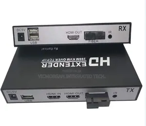 20km HDMI Fiber KVM Extender Set (Transmitter & Receiver)