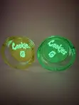 Urchkings Luminous Ashtray - Glows in the Dark - 3