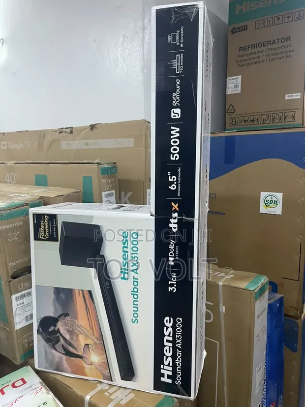 Hisense 500W Bass Soundbar for Home Entertainment - 1