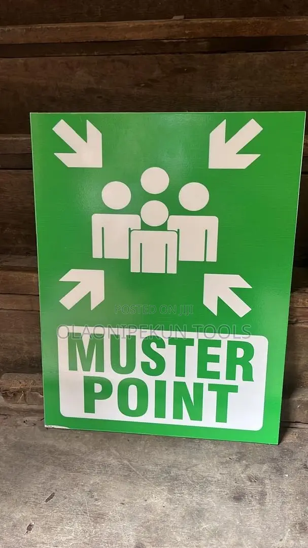 Muster Point Safety Sign - 1