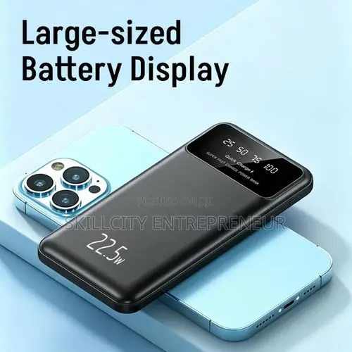 10000mAh Solar Power Bank - 1