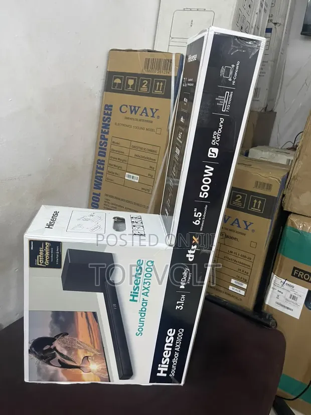Hisense 500W Soundbar Mai Nishadi - Sabon Abu - 1