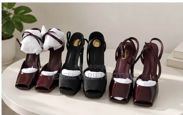 Luxury Ladies Strappy Stiletto High Heels - 1
