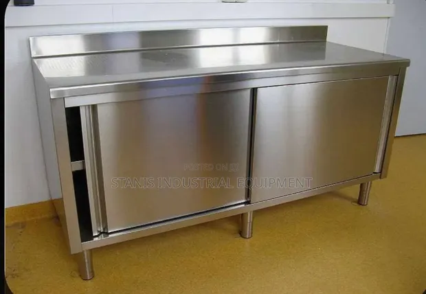 Brand New Worktable with Cabinet - 1