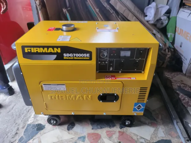 Firman 7kVA Diesel Generator - Brand New, 2-Year Warranty - 1