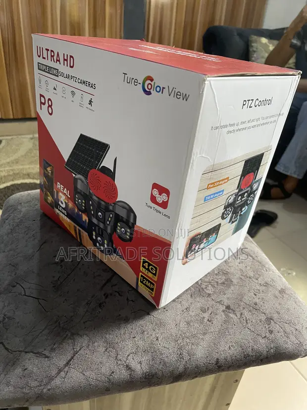 Triple Lens Solar PTZ CCTV Camera - Sabon Abu - 1
