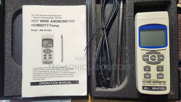 Lutron AM-4215SD Hot Wire Anemometer - 1