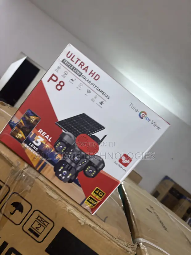 Edyye P9 Solar Powered PTZ CCTV Camera - 1