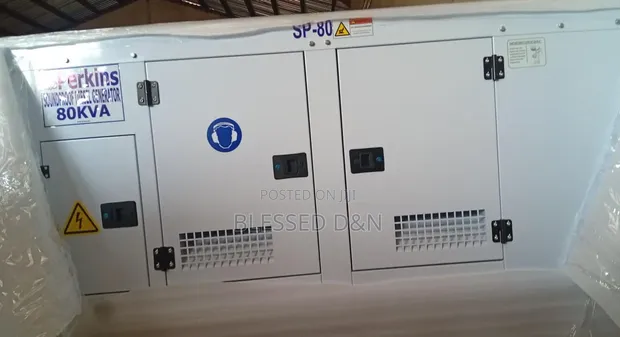 80kVA Perkins Standard Soundproof Diesel Generator - 1