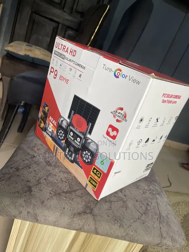 Triple Lens Wireless Solar PTZ Camera - 1