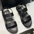 Just Cavalli Luxury Men Leather Sandals - 2