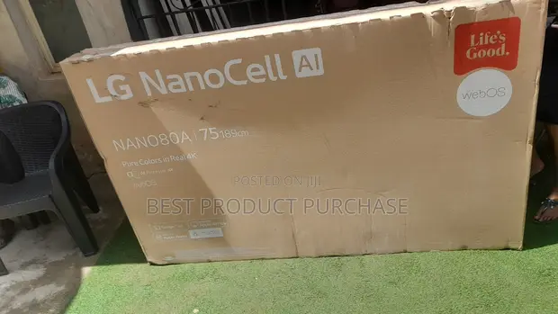 LG 75 Inch NanoCell AI Nano80A 4K Smart TV - 1