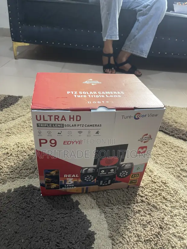 Outdoor Solar PTZ Triple Camera - 1