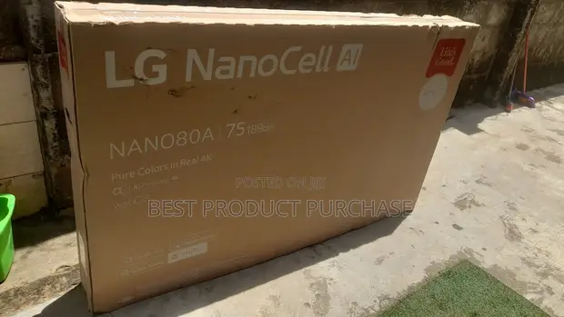 LG NanoCell AI Nano80A 75" Smart TV - Brand New - 1