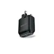 Porodo Dual Port Wall Charger - Black - 2