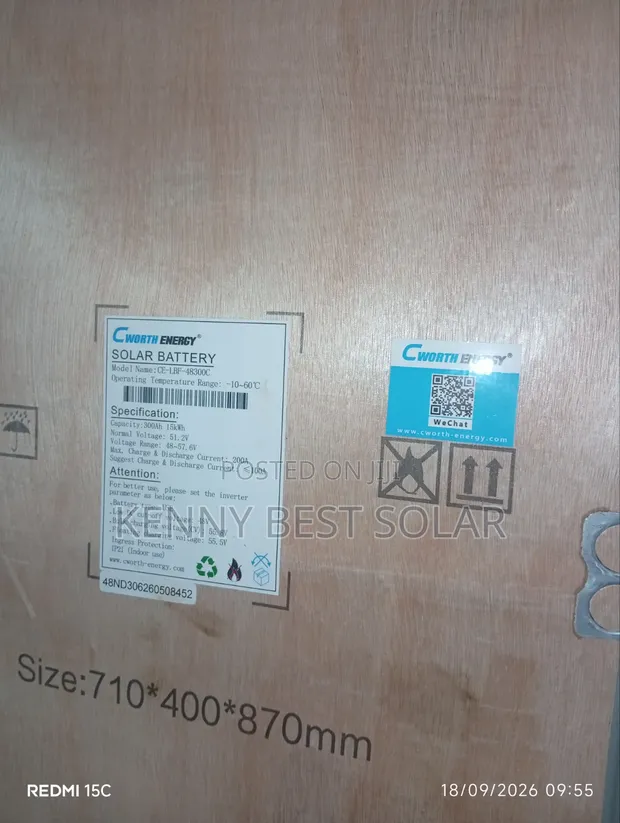 15kWh 51.2V 300Ah Baturin Lithium - Cworth - 1