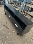 Sabon 5ft Bakar TV Stand Mai Hasken LED - 2