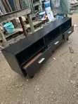 Sabon 5ft Bakar TV Stand Mai Hasken LED - 3
