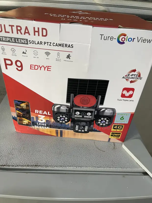 Ultra HD 360° Solar PTZ Kamara Mai Kula - 1