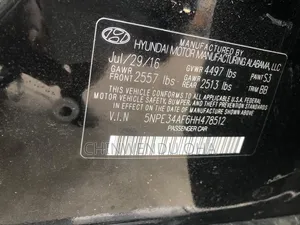 Hyundai Sonata Limited Edition 2017