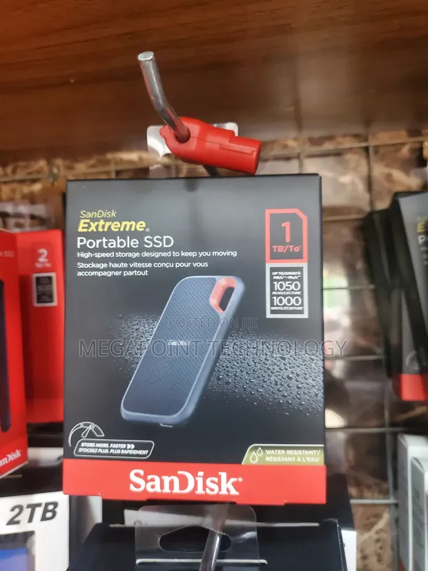 SanDisk 1TB Extreme Portable SSD 1050MB/s - 1