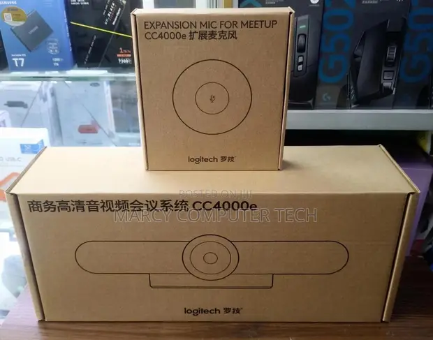 Logitech MeetUp CC4000e Webcam & Expansion Mic Bundle - 1