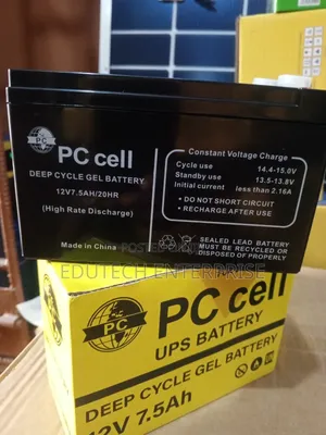 PC Cell 12V 7.5AH Deep Cycle Gel UPS Battery