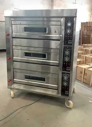Brand New 3 Deck 6 Tray Commercial Oven