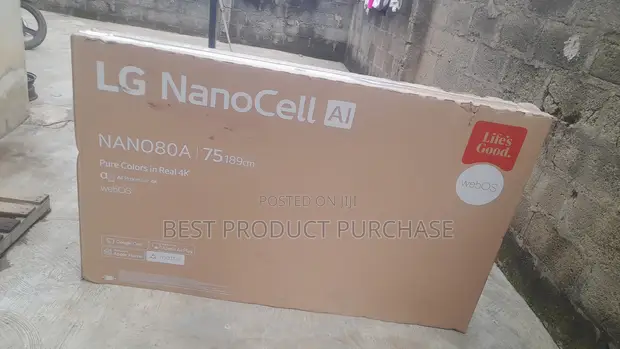Brand New LG NanoCell AI Nano80A 75" 4K Smart TV - 1