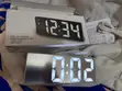 LED Digital Mirror Clock with Alarm & Sound Detection - 4