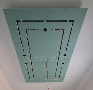 Green Gypsum Board Ceiling Installation