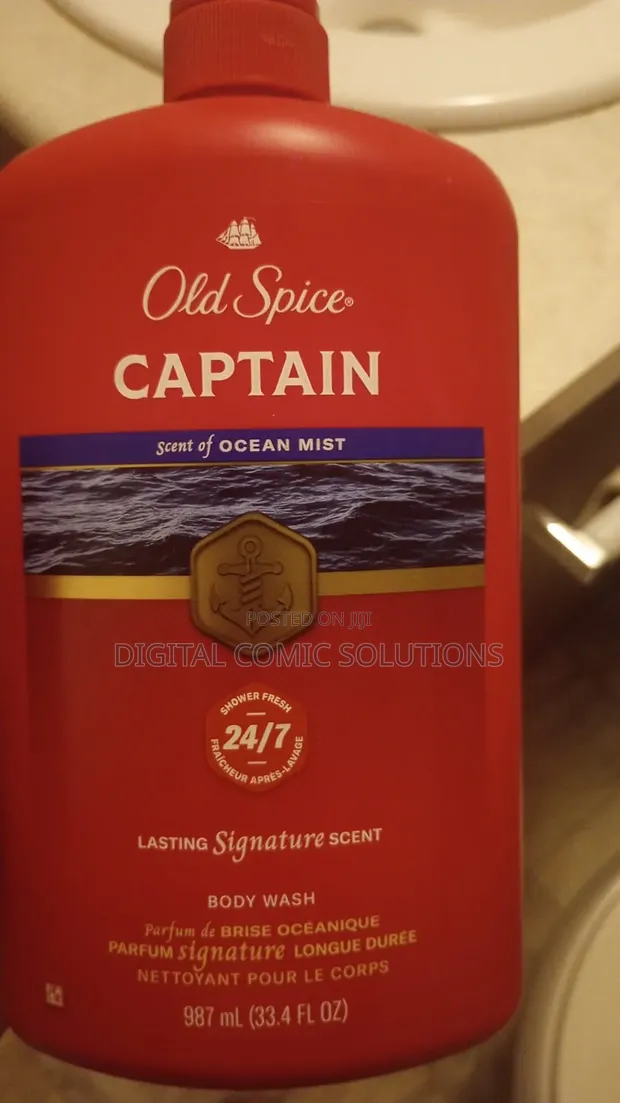 Imported Old Spice Captain Body Wash - 1
