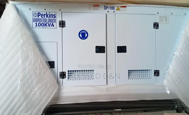 100KVA Perkins Soundproof Diesel Generator - 1