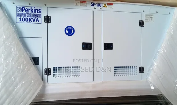 100kVA Perkins Soundproof Diesel Generator - 1