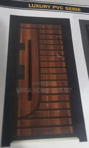 Luxury Wood-Finish Entrance Door