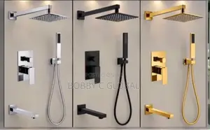 Gold Luxury Concealed Shower - 5 Nau'i na Fesa