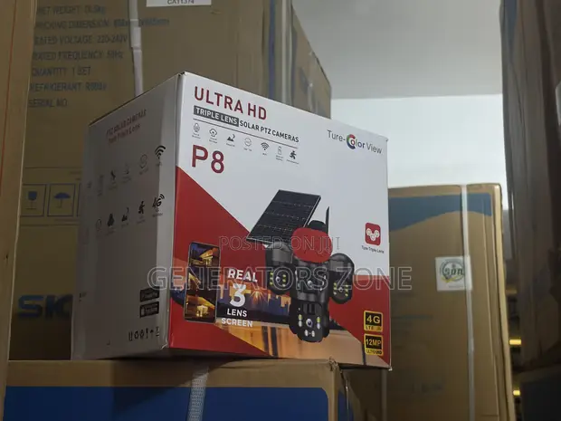 Advanced Triple-Lens Solar PTZ Outdoor Camera - 1