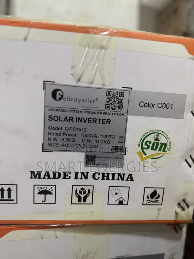 1.5kva Felicity Solar Non-Hybrid Inverter - 1