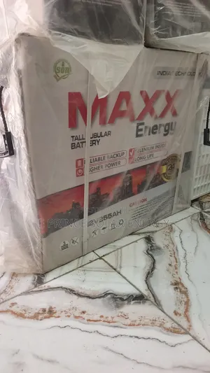 12V 255Ah Maxx Energy Tubular Battery