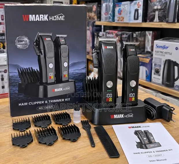 WMARK NG-1302KIT Hair Clipper Trimmer Set - 1