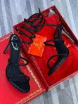 Rene Caovilla Cleo Spiral Rhinestone Heels - 3