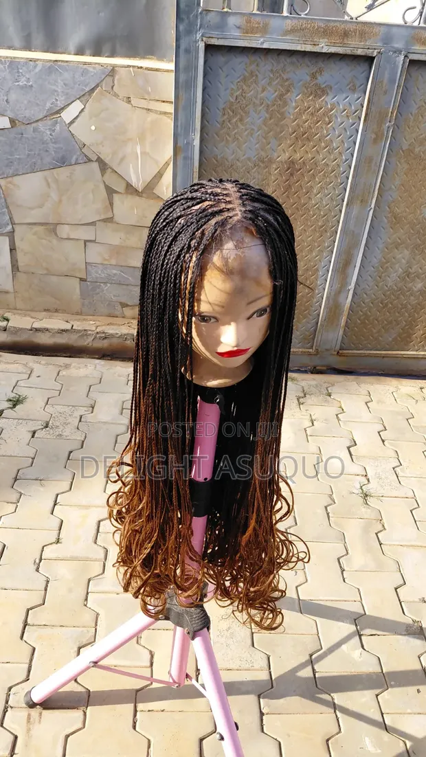 Waist Length Braided Wig - 1