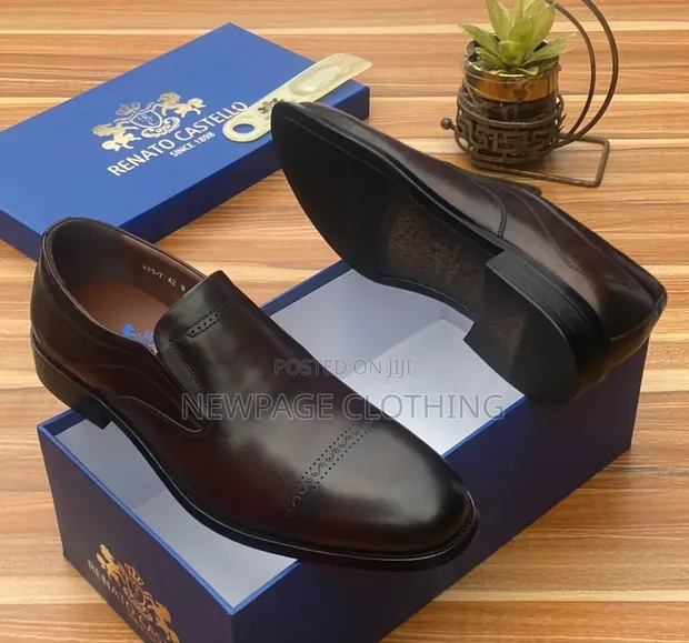 Men's Formal Leather Shoes - Turkish Italian Medium Sole - 1