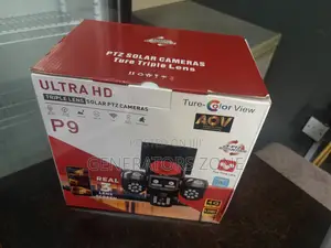 Solar Powered PTZ Camera with Triple Lens View