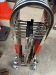 Expandable Stainless Steel Mobile Safety Barricade - 1