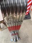 Expandable Stainless Steel Mobile Safety Barricade - 3