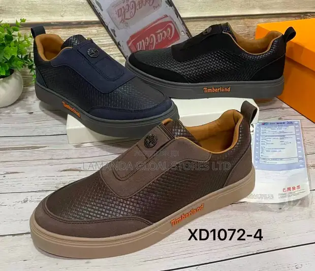 Timberland Woven-Texture Slip-On Casual Shoes - 1