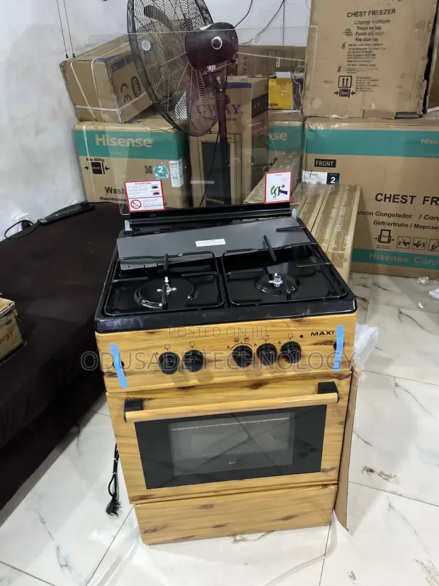 Maxi 60/60 3+1 Gas Cooker with Electric Burner - 1